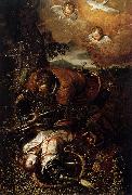 Domenico Tintoretto Tancred Baptizing Clorinda oil painting